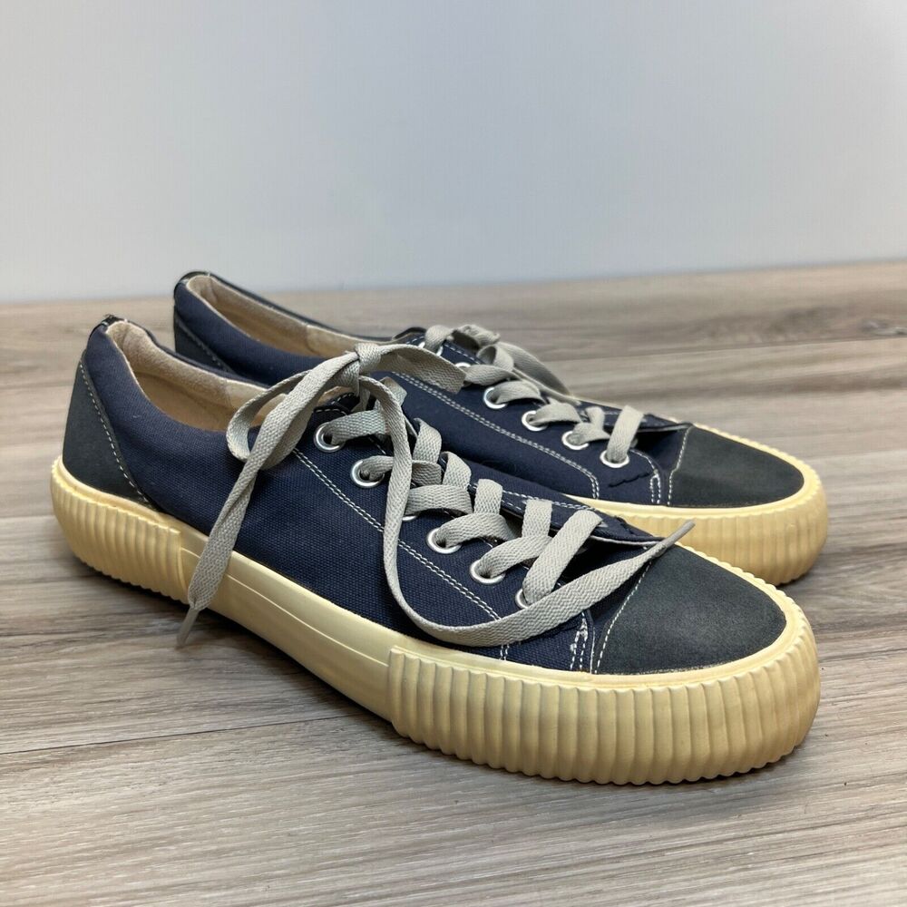 Shoe the‎ Bear Copenhagen Linden Blue Canvas Sneakers Size 10 EU 43